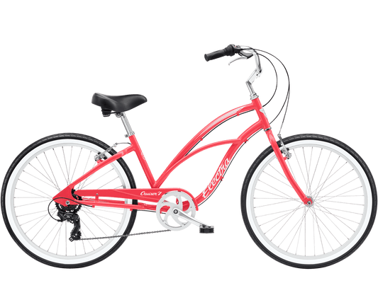 Electra Cruiser 7D Step-Thru 26" wheel Hibiscus