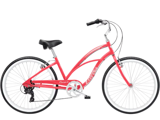 Electra Cruiser 7D Step-Thru 26" wheel Hibiscus