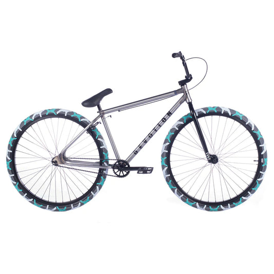 Cult Bikes Devotion 29" Complete 23.5"TT Raw w/Teal Camo