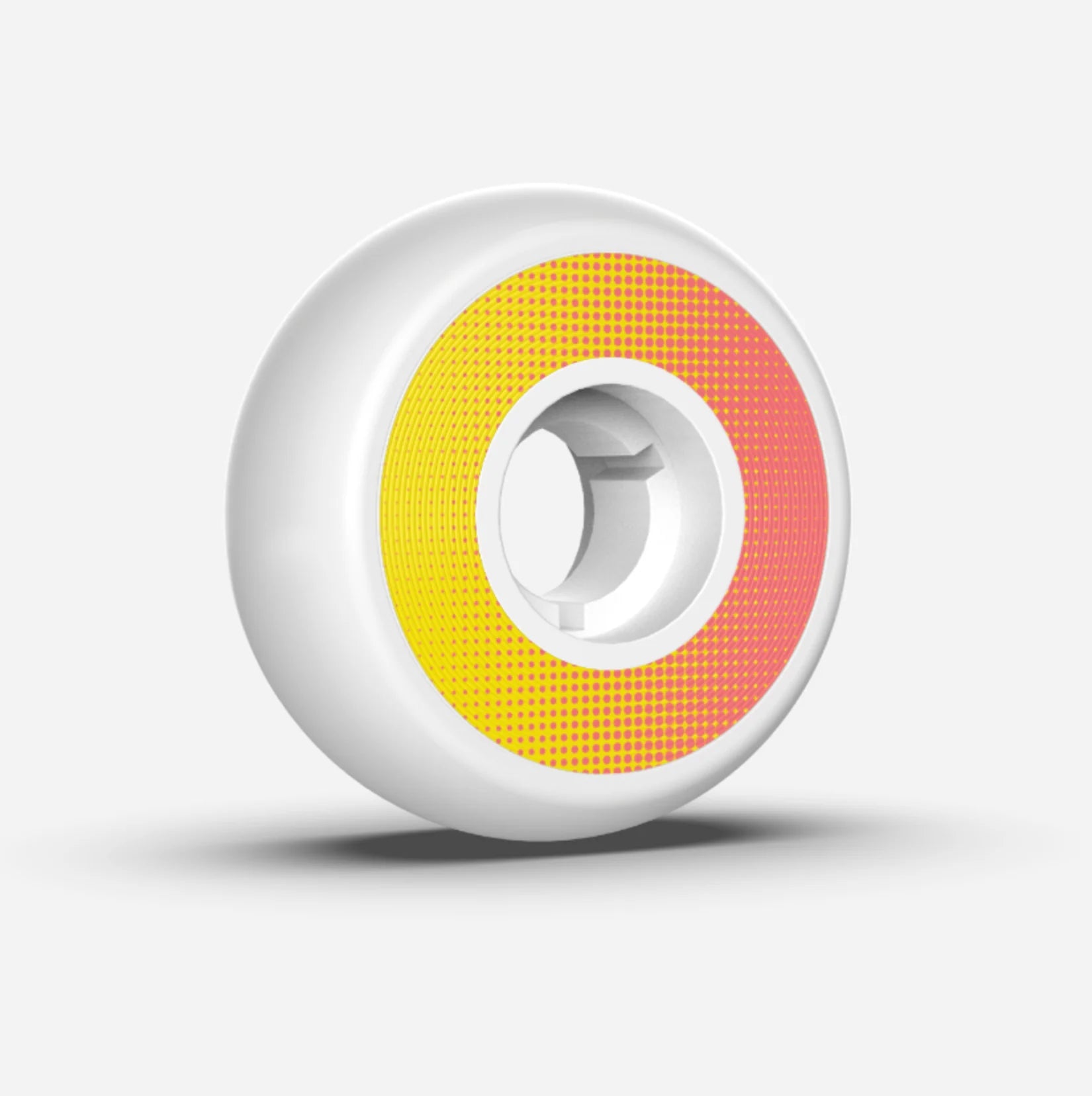 Dead Wheels 58mm (92A) - White Orange/Yellow