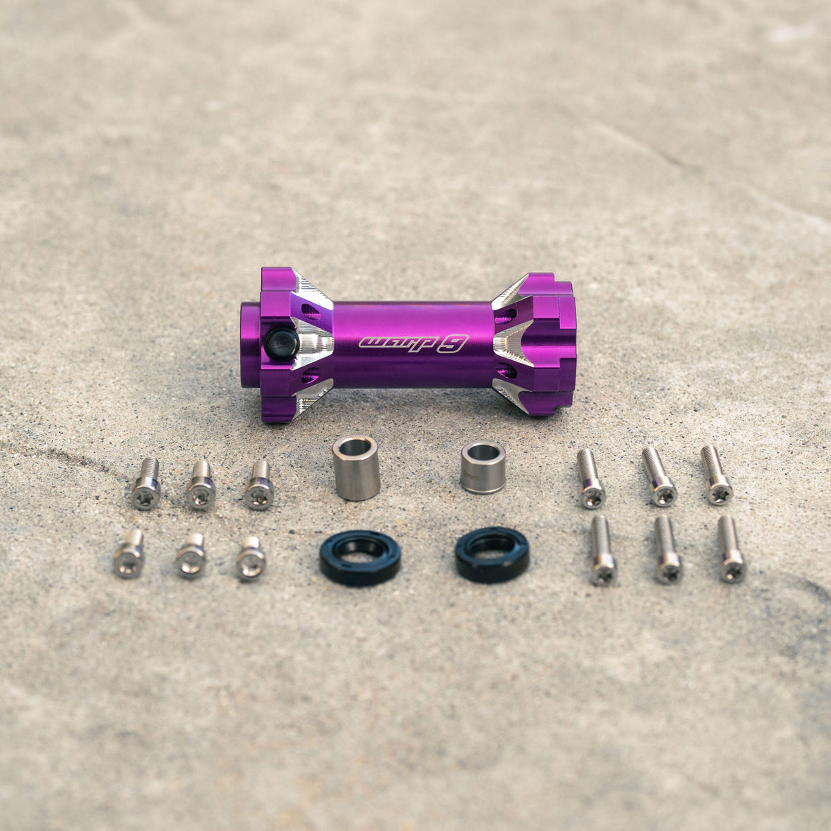 Warp 9 Purple Jackshaft E Ride Pro and Light Bee