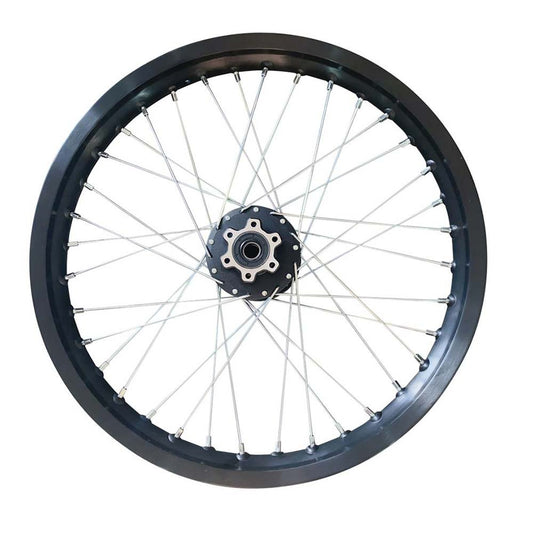 E Ride Pro 18" Rear Wheel Assembly w/ Fatty Tire 100/90-18 SHE7020 (Silver)