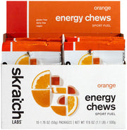 Skratch Labs Energy Chews Sport Fuel - Orange, Box of 10 BIKEFACTORY HAWAII