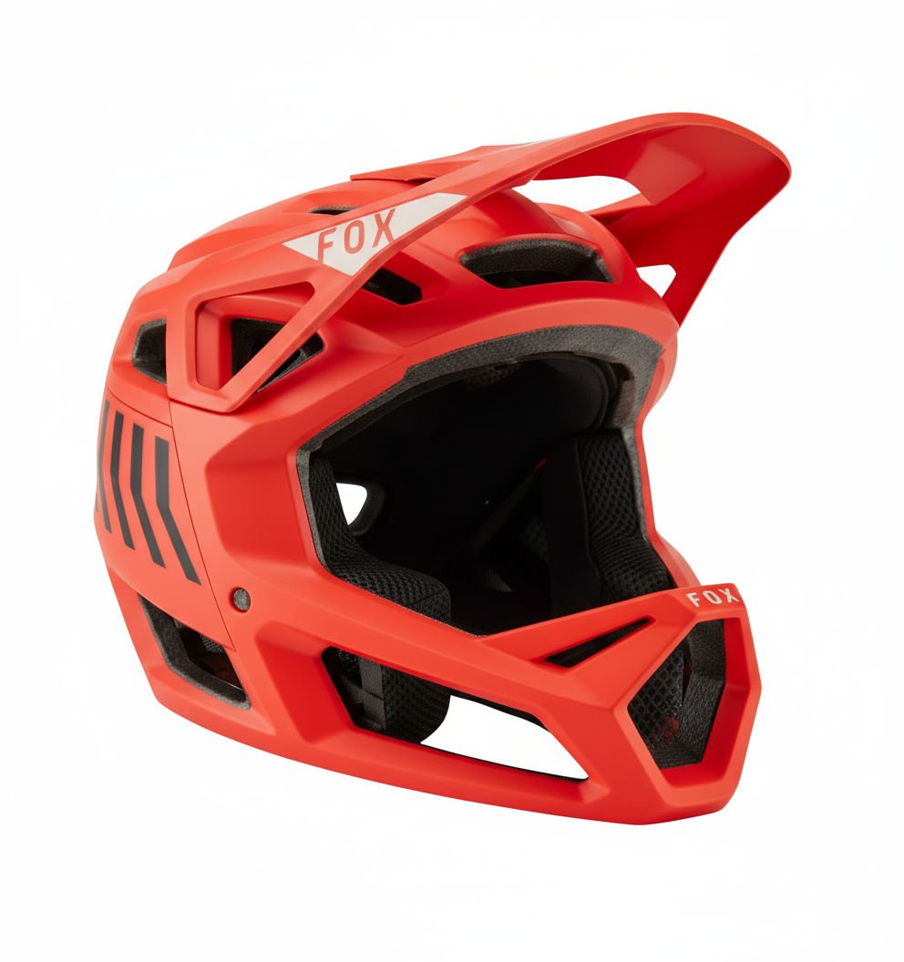 Fox Racing Proframe Nace Helmet - Orange Flame, Small