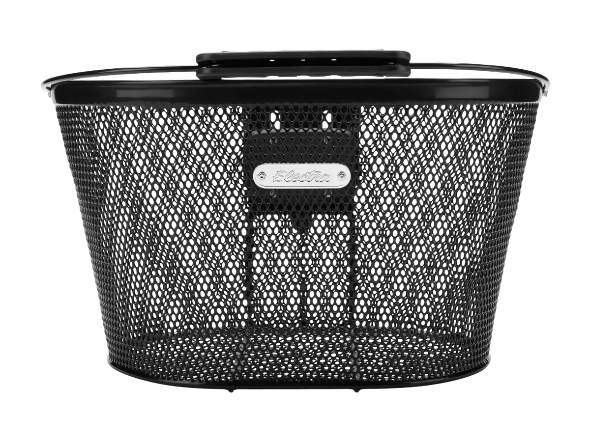 Electra Mesh QR Front Bike Basket 37cm (l) x 27cm (w) x 22 (h) Black ELECTRA