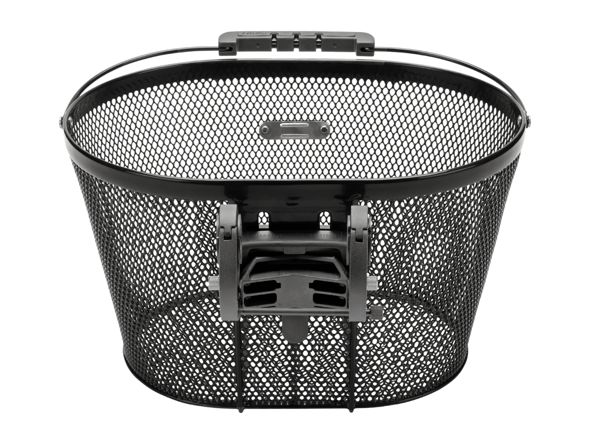 Electra Mesh QR Front Bike Basket 37cm (l) x 27cm (w) x 22 (h) Black ELECTRA