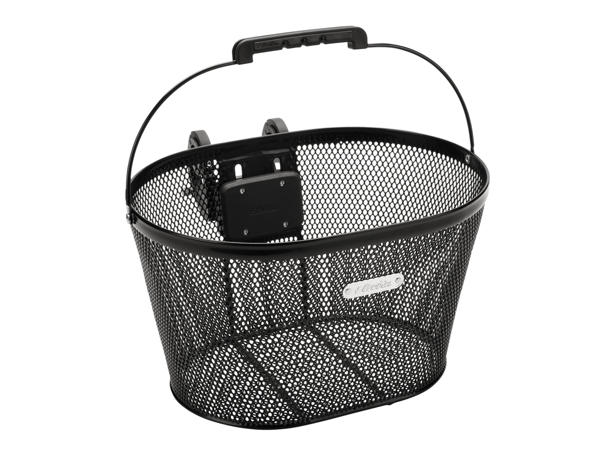 Electra Mesh QR Front Bike Basket 37cm (l) x 27cm (w) x 22 (h) Black ELECTRA