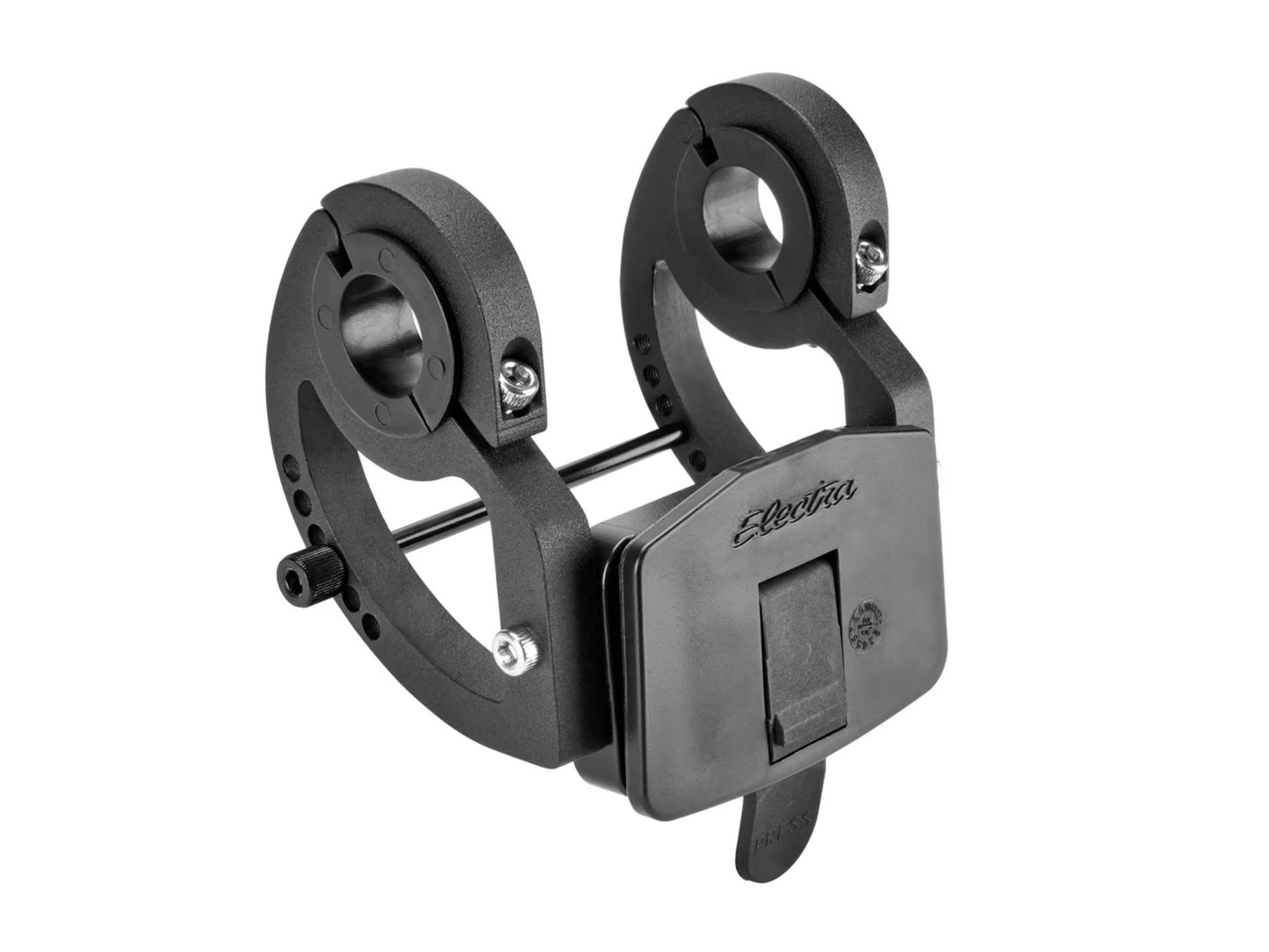 Electra Quick Release Basket Bracket & Mount 2.0 Silver/Black