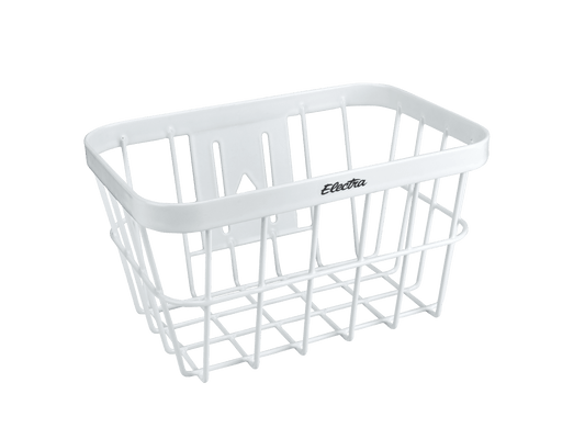 Electra Small Wired Basket 27.4cm (l) x 18.4cm (w) x 15.5cm (h) White