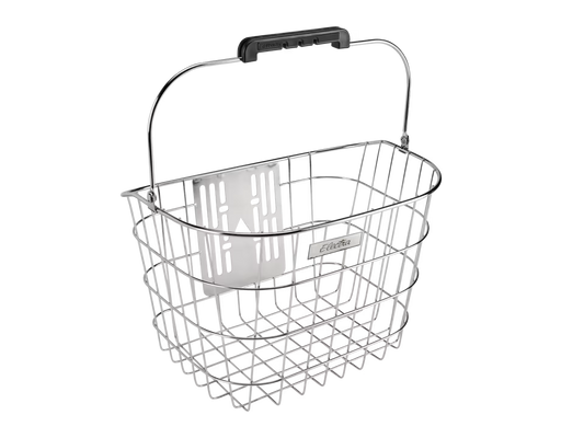 Electra Stainless Wire QR Front Basket Polished Silver