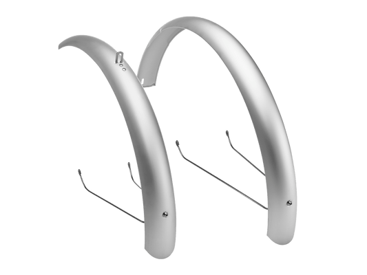 Electra Townie Original 24" Aluminum Fender Set Matte Silver
