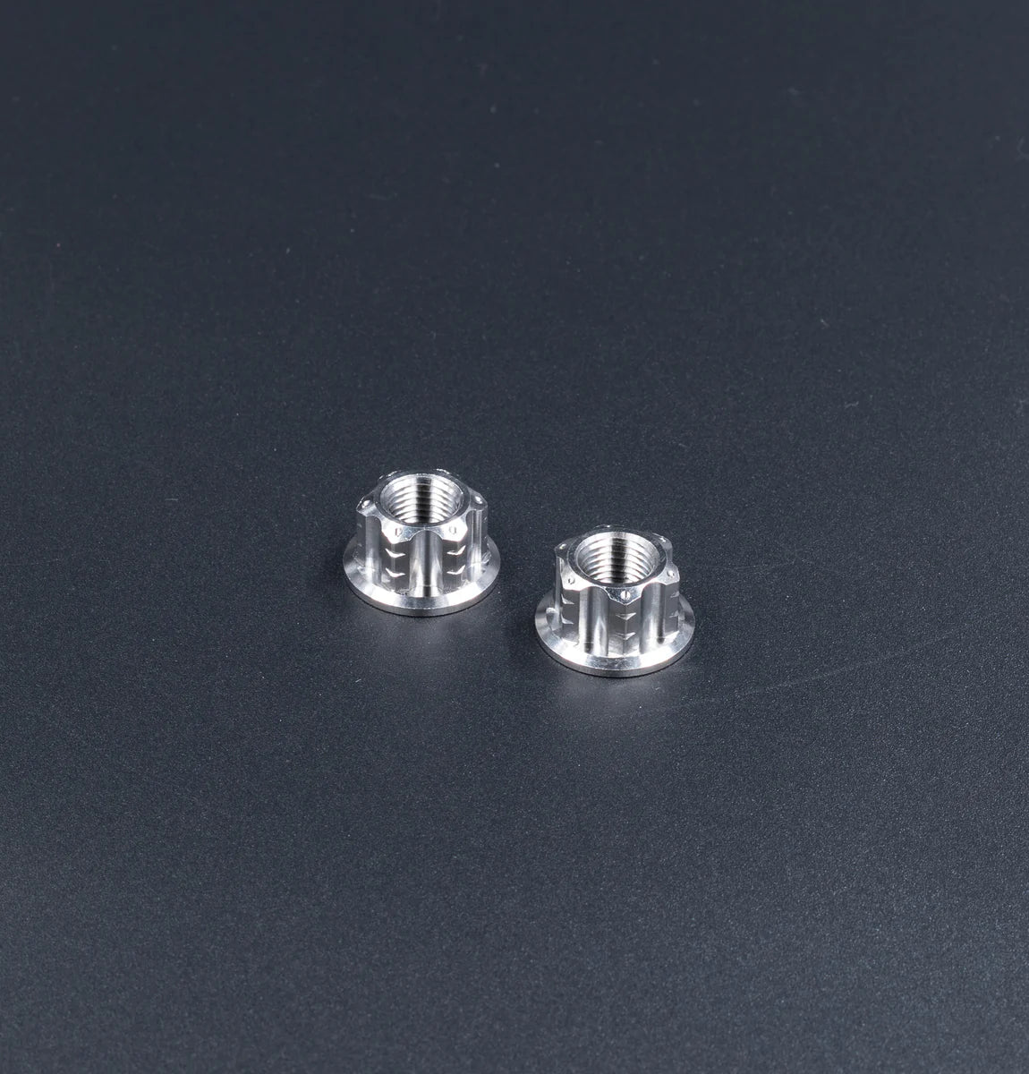 Flow Carbon Front Titanium Axle Nuts S1,S2,Z1,ZX - Raw
