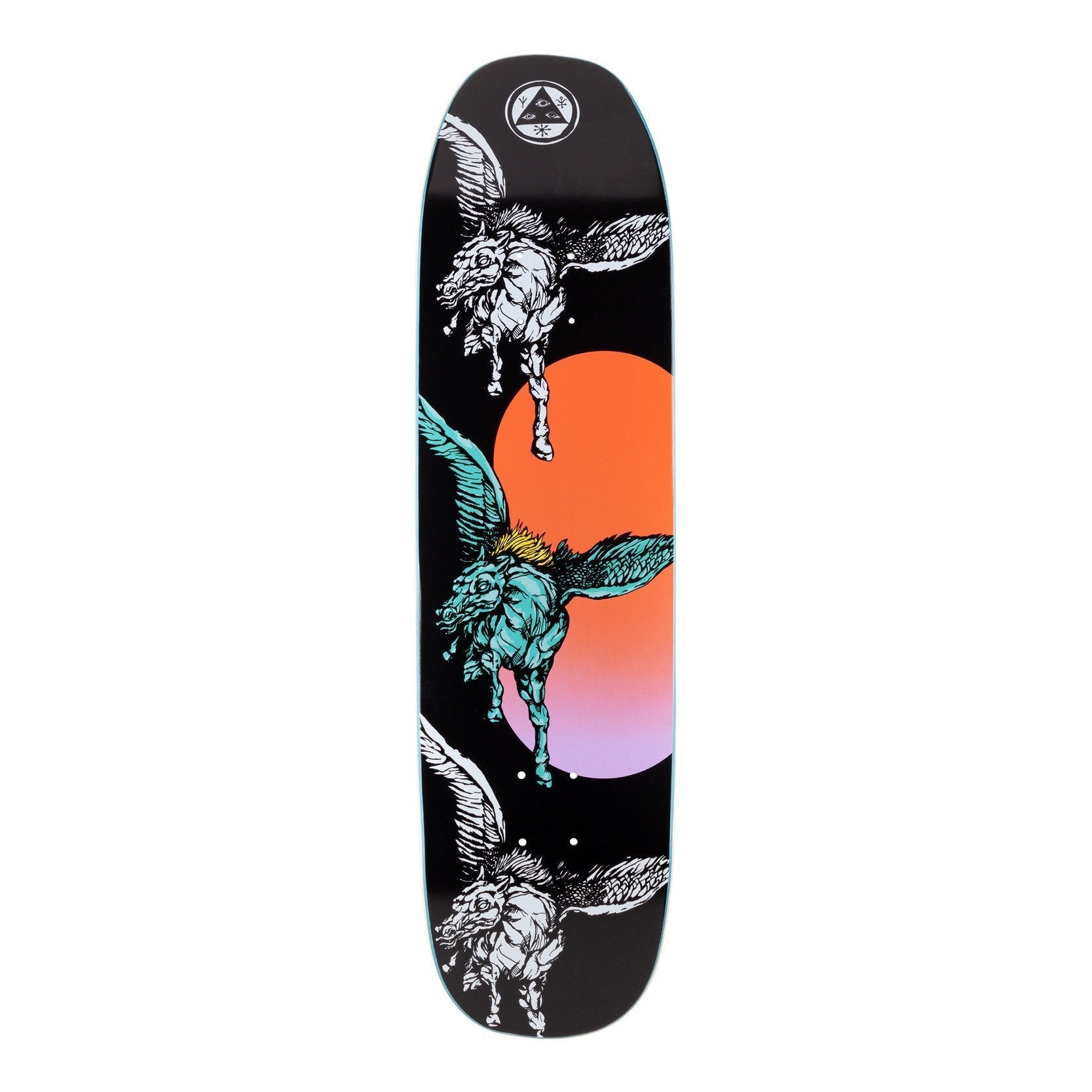 Welcome Skateboards Peggy on Son of Moontrimmer Deck 8.25" - Black BIKEFACTORY Hawaii