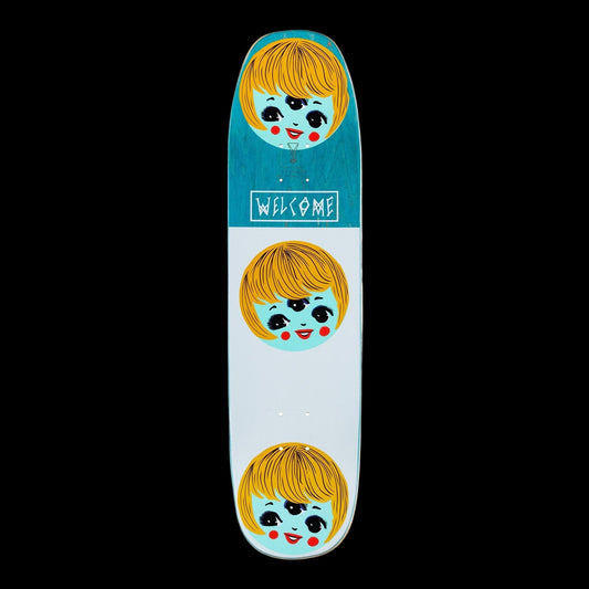 Welcome Skateboards Peggy on Son of Moontrimmer Deck 8.25" - Black BIKEFACTORY Hawaii