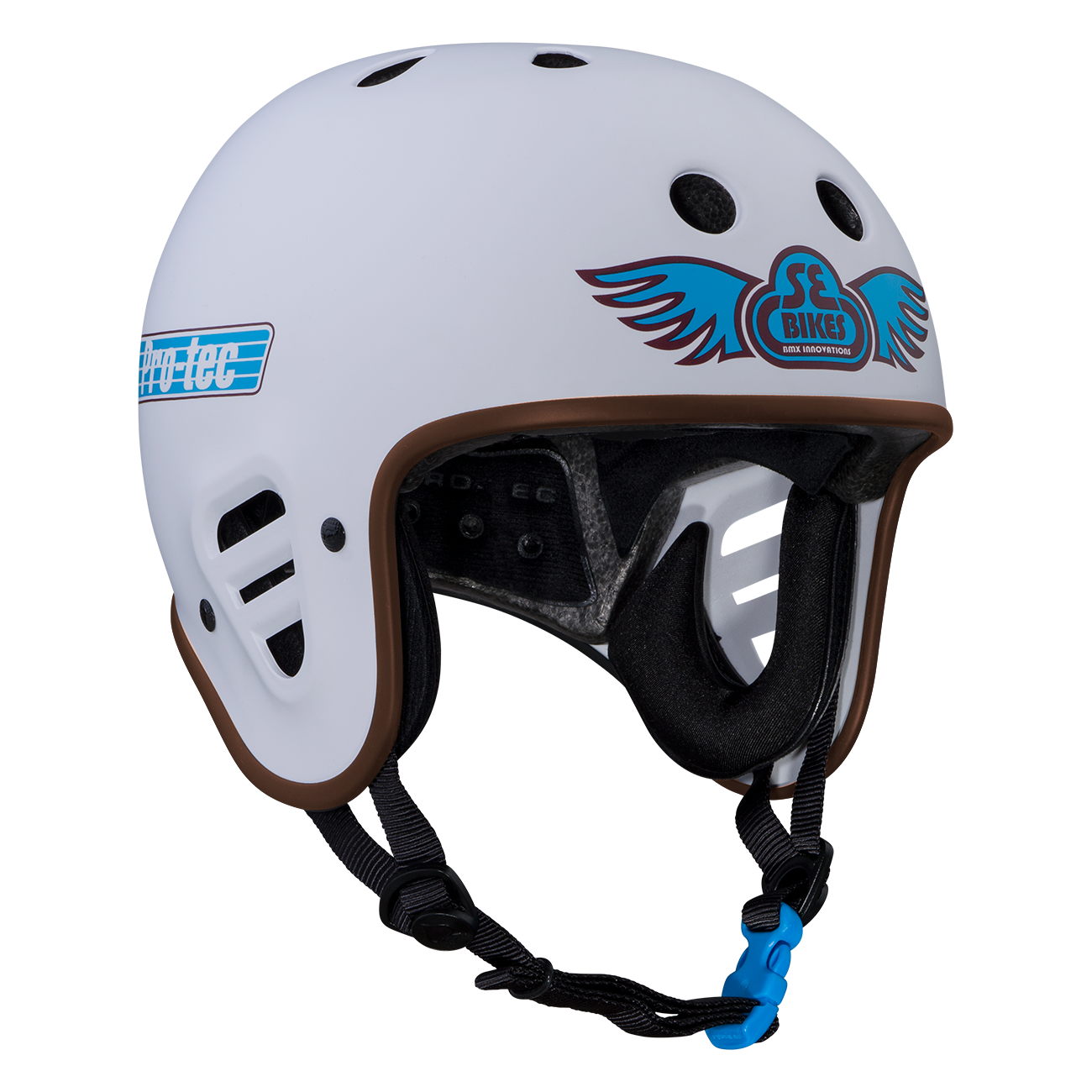 Pro-Tec SE Bikes Full Cut Helmet (L) - White