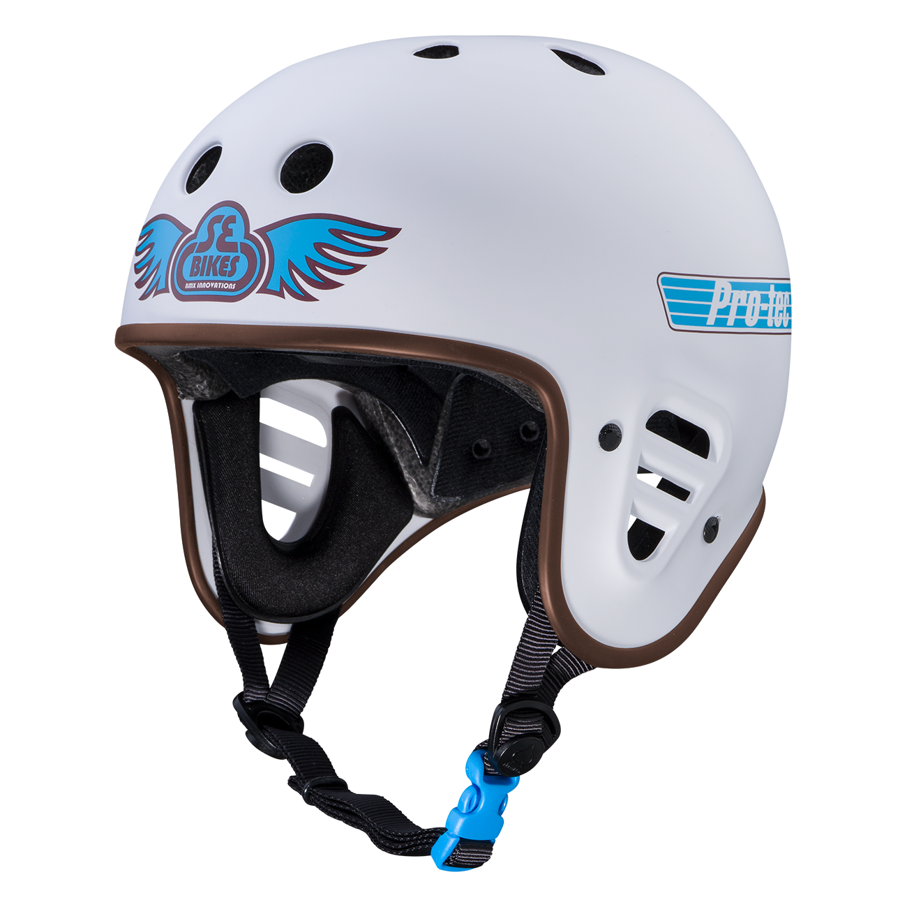 Pro-Tec SE Bikes Full Cut Helmet (S) - White