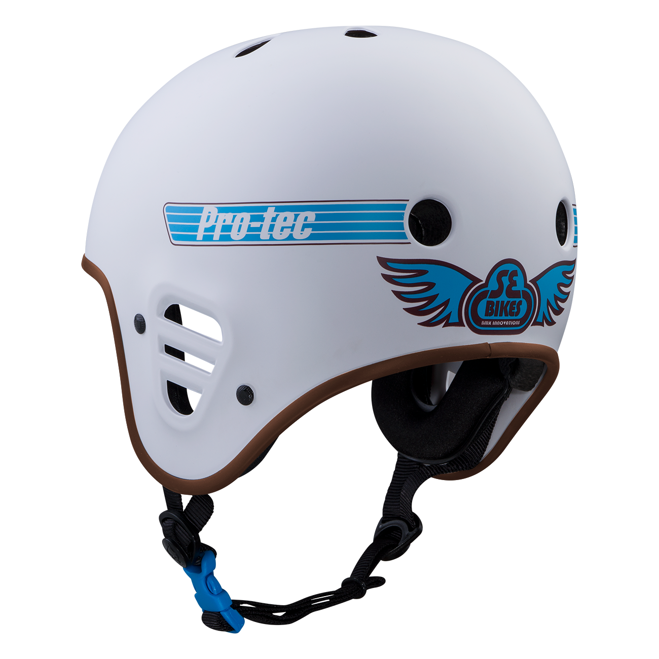 Pro-Tec SE Bikes Full Cut Helmet (L) - White
