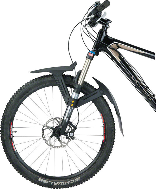 Topeak Defender XC1 2-piece Front Fender, Black BIKEFACTORY Hawaii