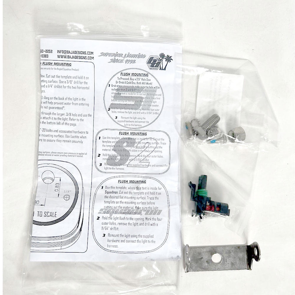 Baja Designs Squadron/S2 Series Parts Bag Baja Designs