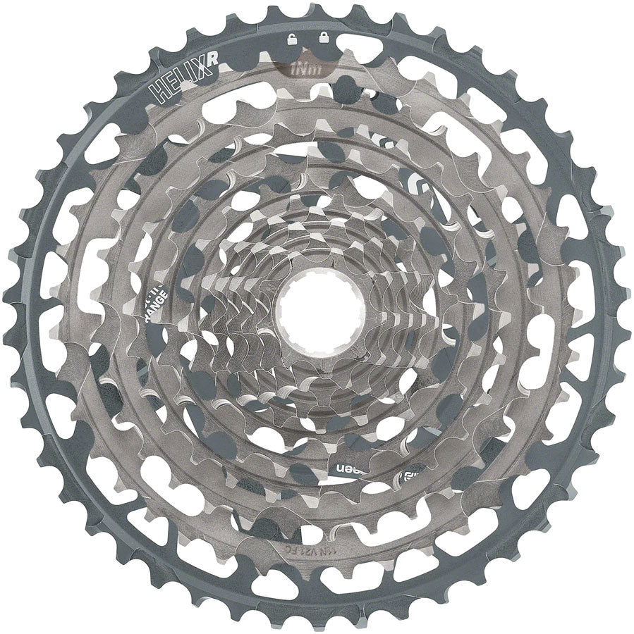 e*thirteen Helix R Cassette - 11-Speed, 9-46t, Nickel/Gray BIKEFACTORY Hawaii