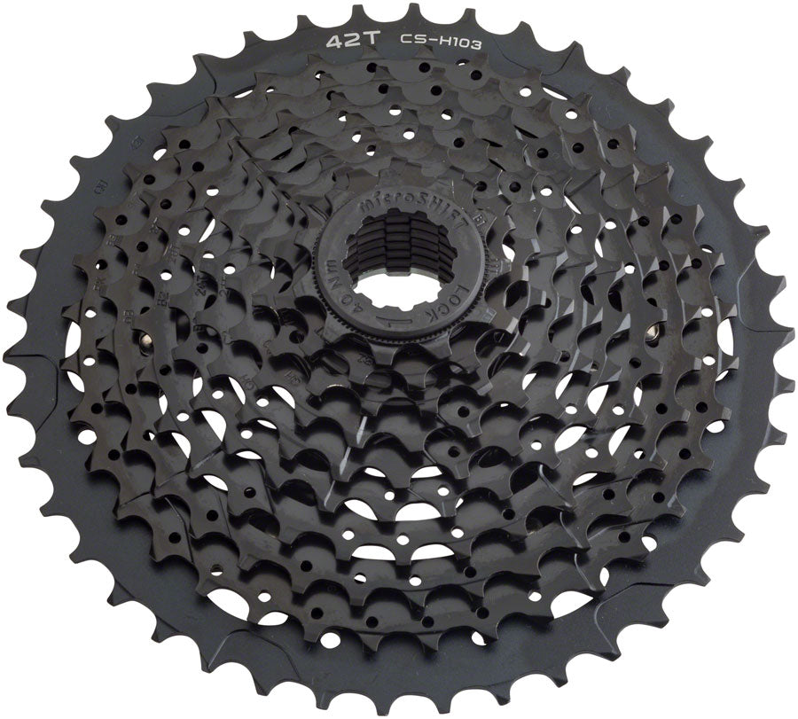 microSHIFT H10 Cassette - 10 Speed, 11-42t, Black BIKEFACTORY HAWAII