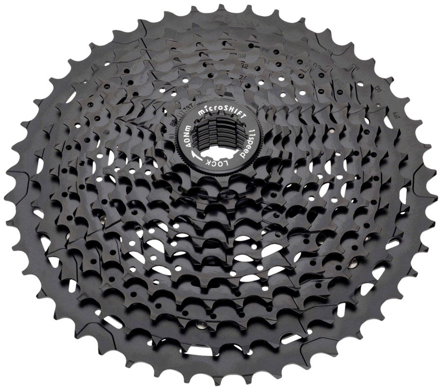 microSHIFT H11 Cassette - 11 Speed, 11-46T, Black, ED Coated BIKEFACTORY Hawaii