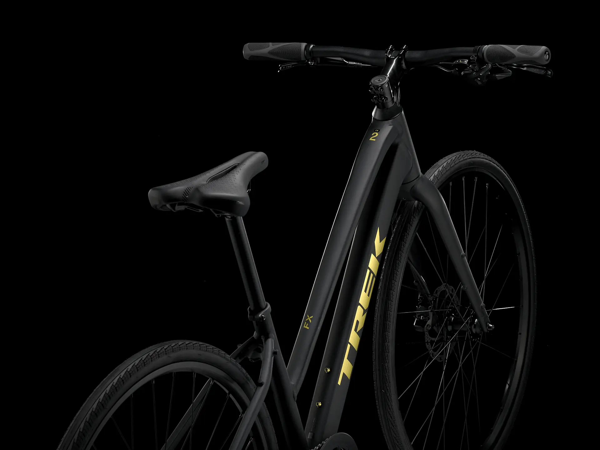 Trek FX 2 Medium Mid-step Gen 4 Matte Trek Black Trek Bicycle Corporation