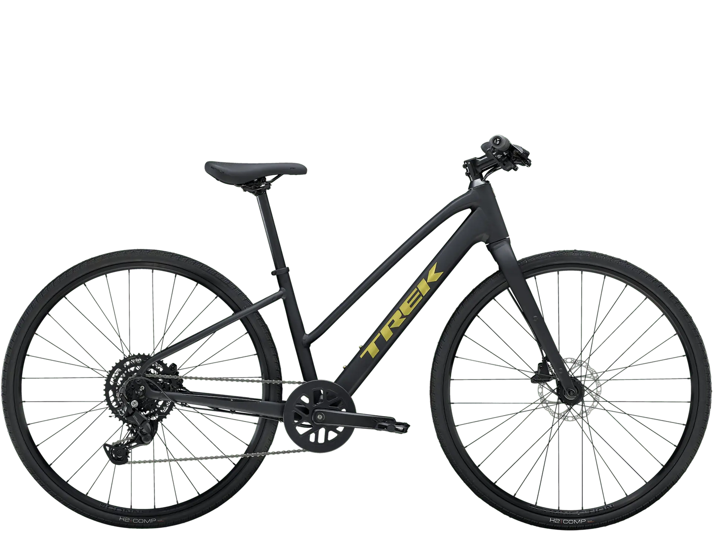 Trek FX 2 Medium Mid-step Gen 4 Matte Trek Black Trek Bicycle Corporation