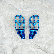 Warp 9 Blue Ultra Bee Foot Pegs Warp 9 Racing