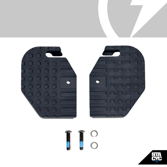 Stacyc Extended Footrest Black Anodized
