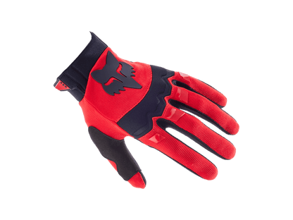 Fox Racing Fluorescent Red Dirtpaw Gloves Small