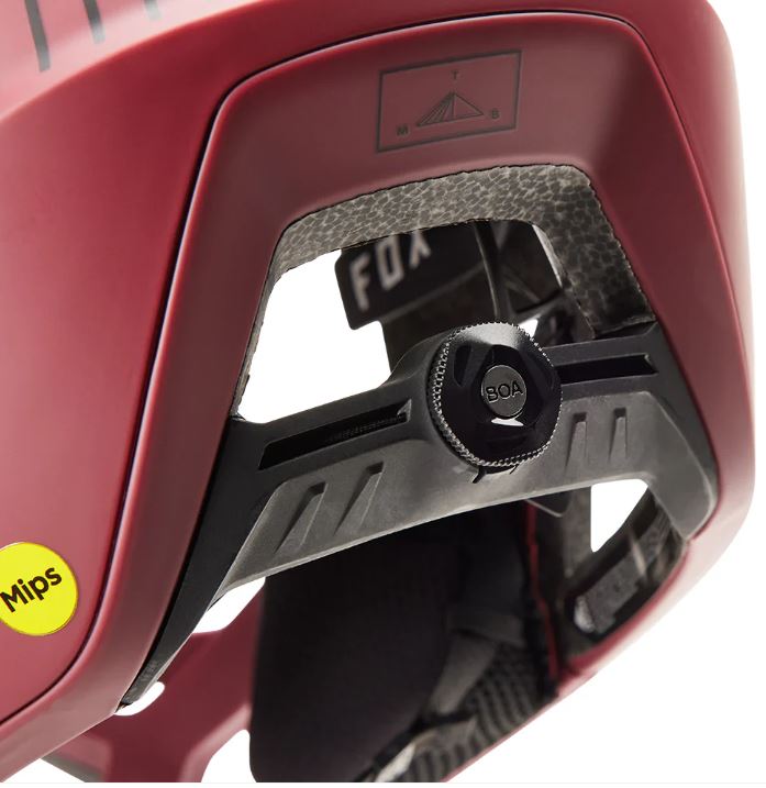 Fox Racing Proframe RS Mash Full-Face Helmet - Bordeaux, Small Fox Racing
