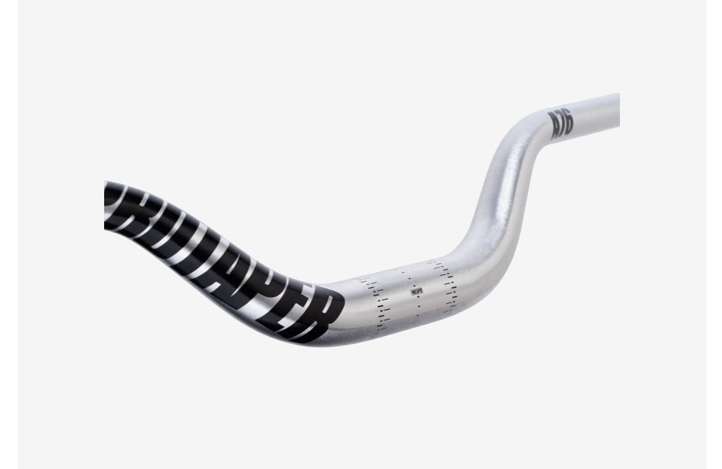 ProTaper A76 Polished Silver Handlebar - 810mm, 76mm Rise, 31.8mm, Aluminum