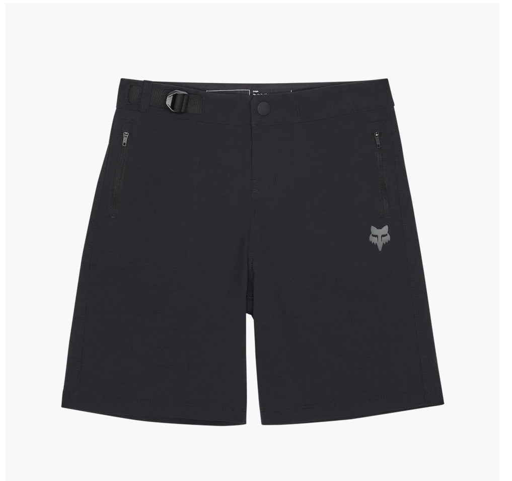 Fox Racing Youth Ranger Shorts w/Liner - Black (28)