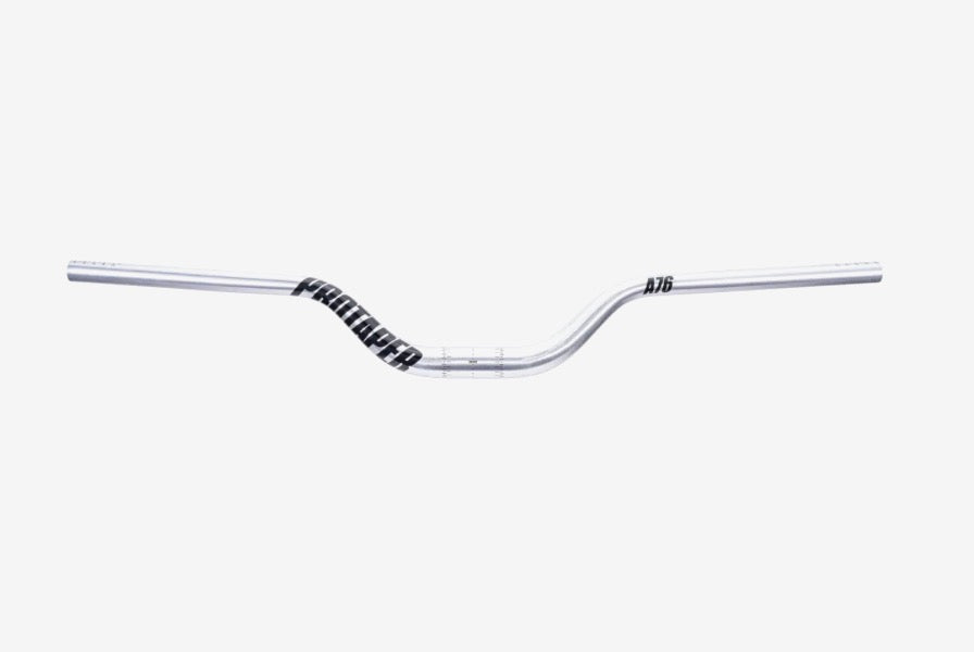 ProTaper A76 Polished Silver Handlebar - 810mm, 76mm Rise, 31.8mm, Aluminum