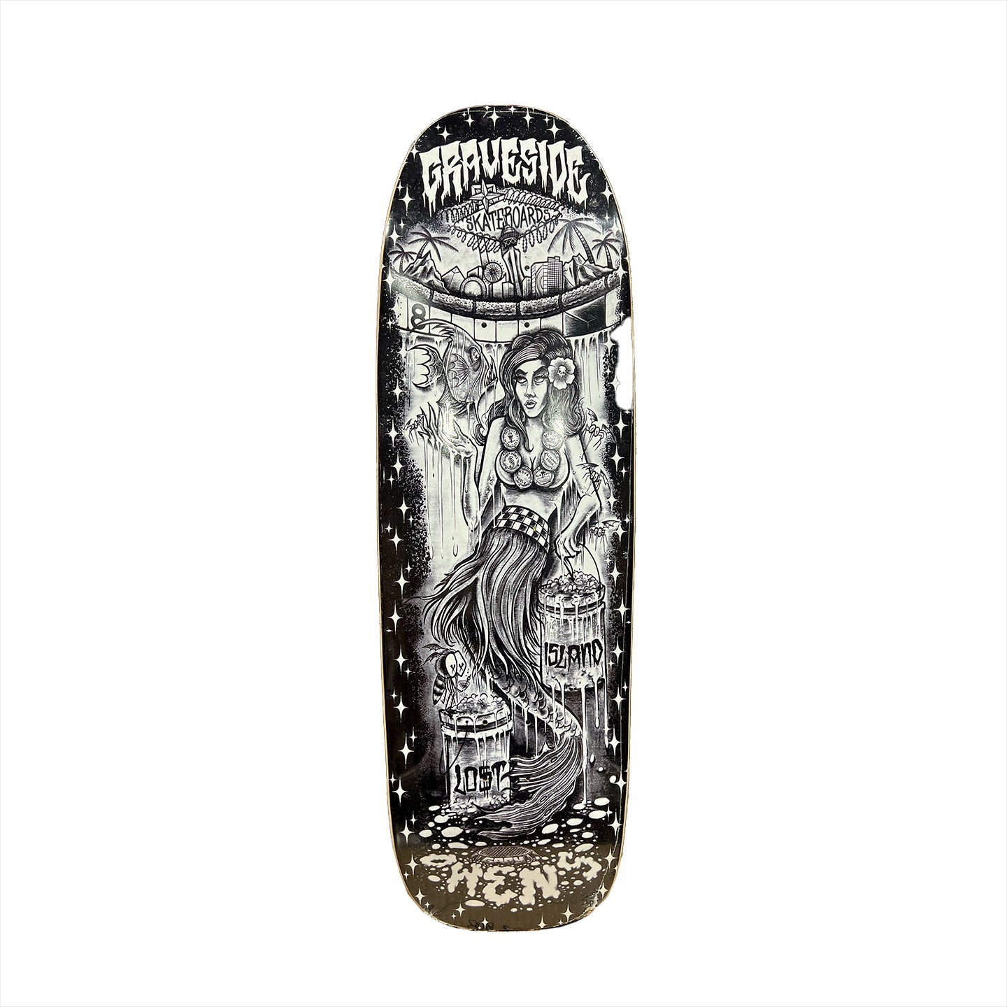 Graveside Skateboards "Gary Owens" Model Deck Graveside Skateboards