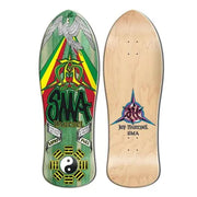 Jef Hartsel Green Stain Bottom (31" x 10.25") WB 14 5/8" LOA With Top Graphic Santa Monica Airlines