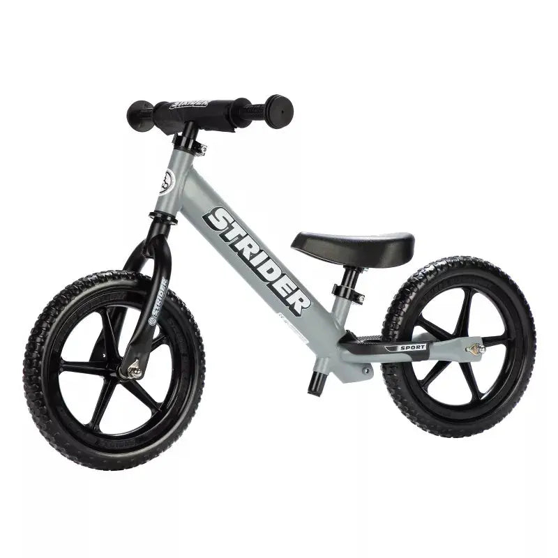 Strider 12 Sport No-Pedal Balance Bike Matte Grey BIKEFACTORY Hawaii