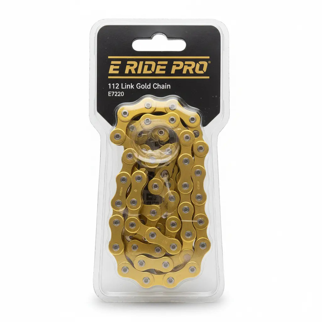 E RIDE PRO - 112 Link Gold Chain E7220 E RIDE PRO