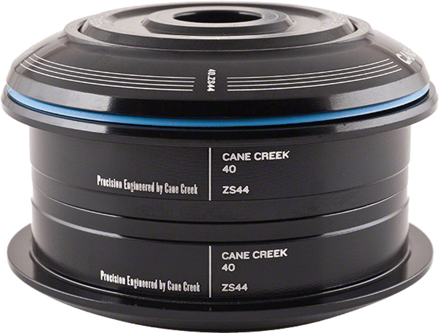 Cane Creek 40 Series Zero Stack 1-1/8" Threadless Straight 44mm Black ZS44/28.6|ZS44/30 Headset BIKEFACTORYHawaii