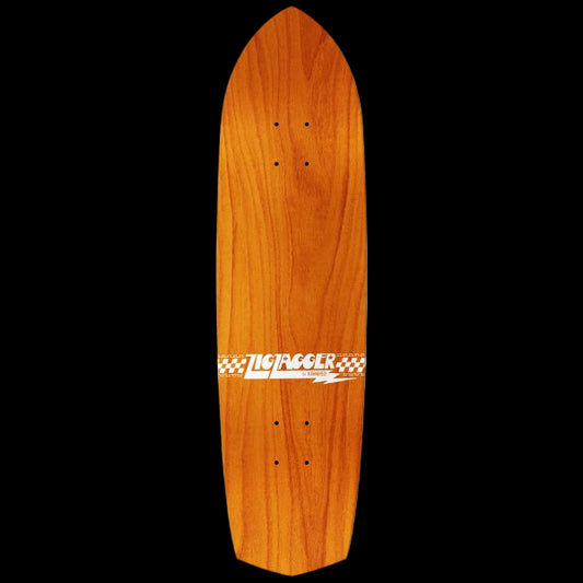 Krooked Skateboards Zig Zagger Silver Foil Deck 8.62" BIKEFACTORY Hawaii