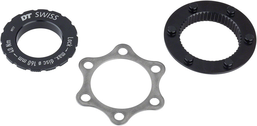 DT Swiss Center Lock to 6-Bolt Disc Adaptor: fits most QR & 12mm Frames/Forks BIKEFACTORYHawaii