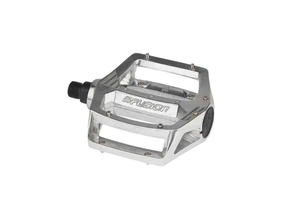 Fusion DX Pedals 9/16" Silver Fusion