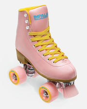 Impala Quad Roller Skate (Size 9) - Pink/Yellow