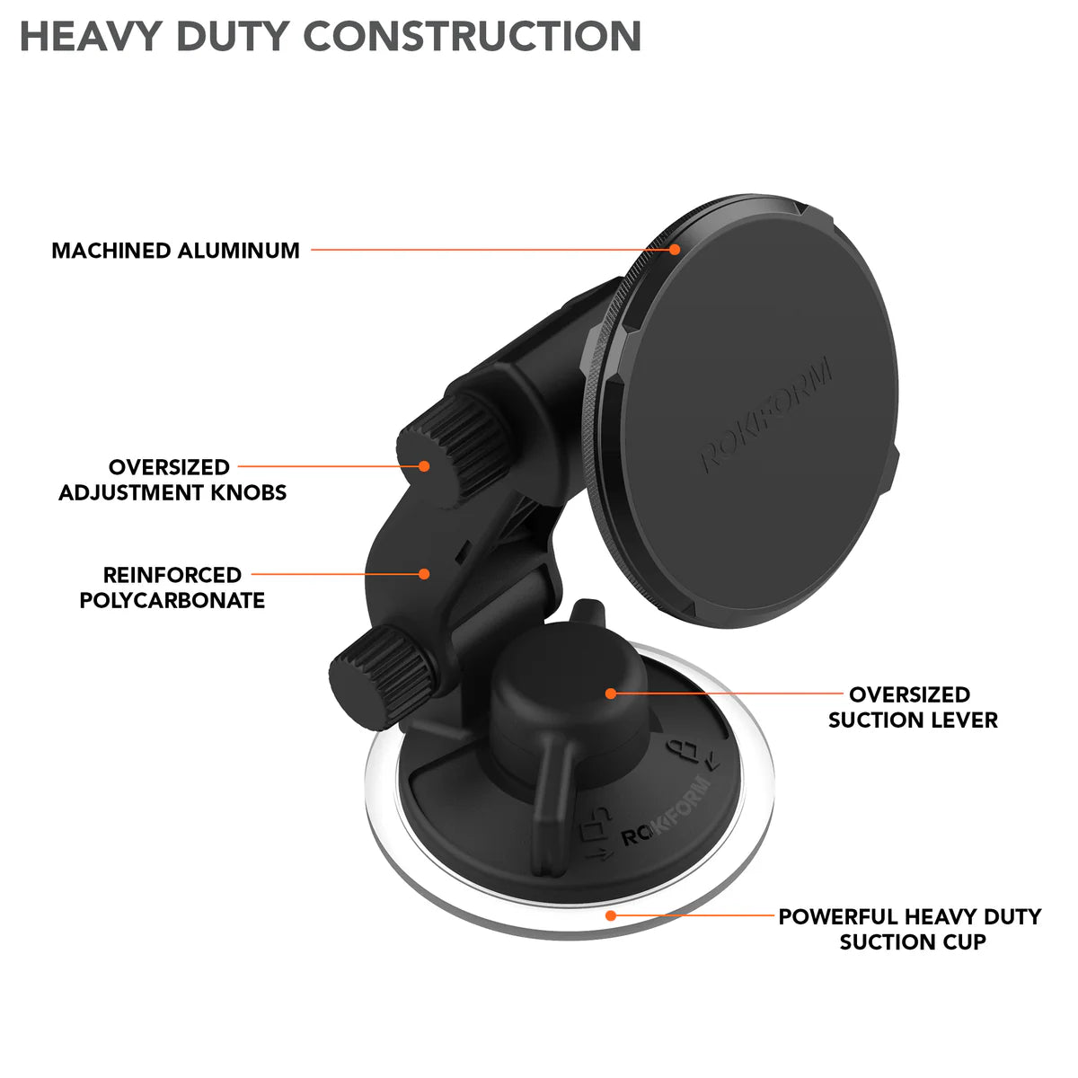 Rokform MagSafe Windshield Suction Mount