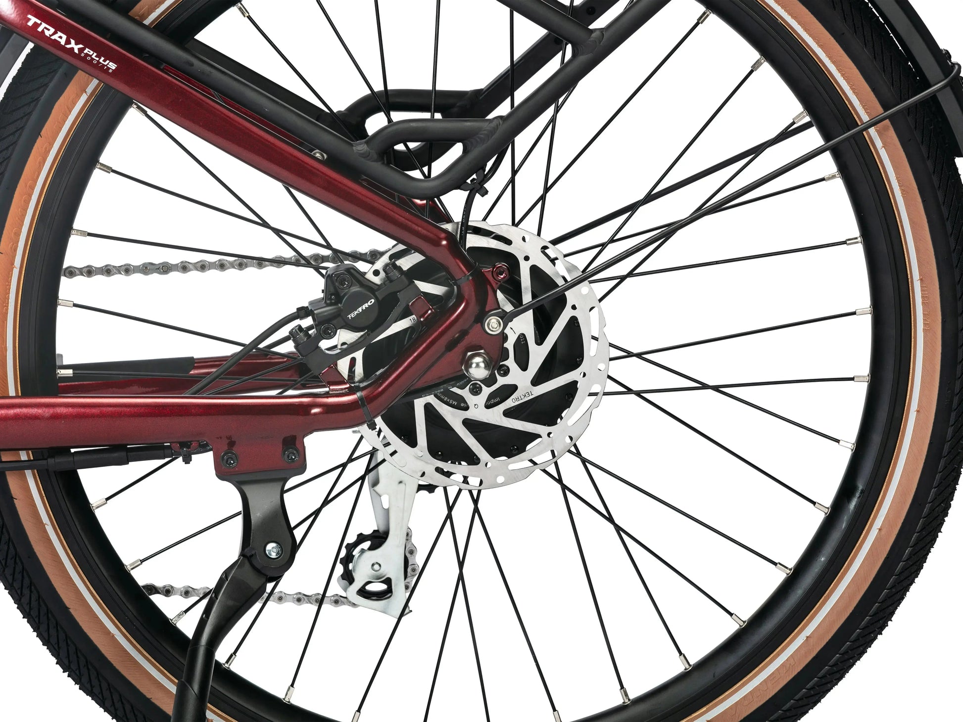 Troxus Trax Plus Commuter 27.5" 500W/15 (M) - Metallic Red E-Bike Troxus