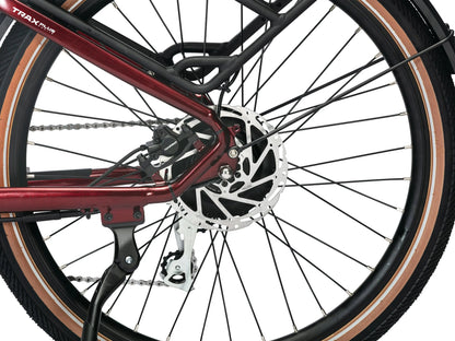 Troxus Trax Plus Commuter 27.5" 500W/15 (M) - Metallic Red E-Bike Troxus