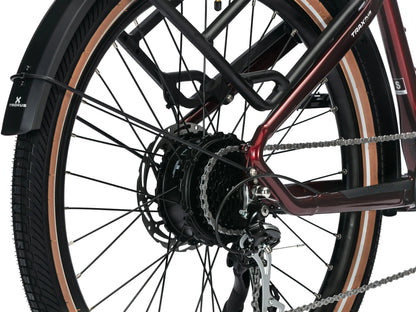 Troxus Trax Plus Commuter 27.5" 500W/15 (M) - Metallic Red E-Bike Troxus