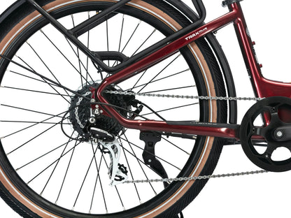 Troxus Trax Plus Commuter 27.5" 500W/15 (M) - Metallic Red E-Bike Troxus