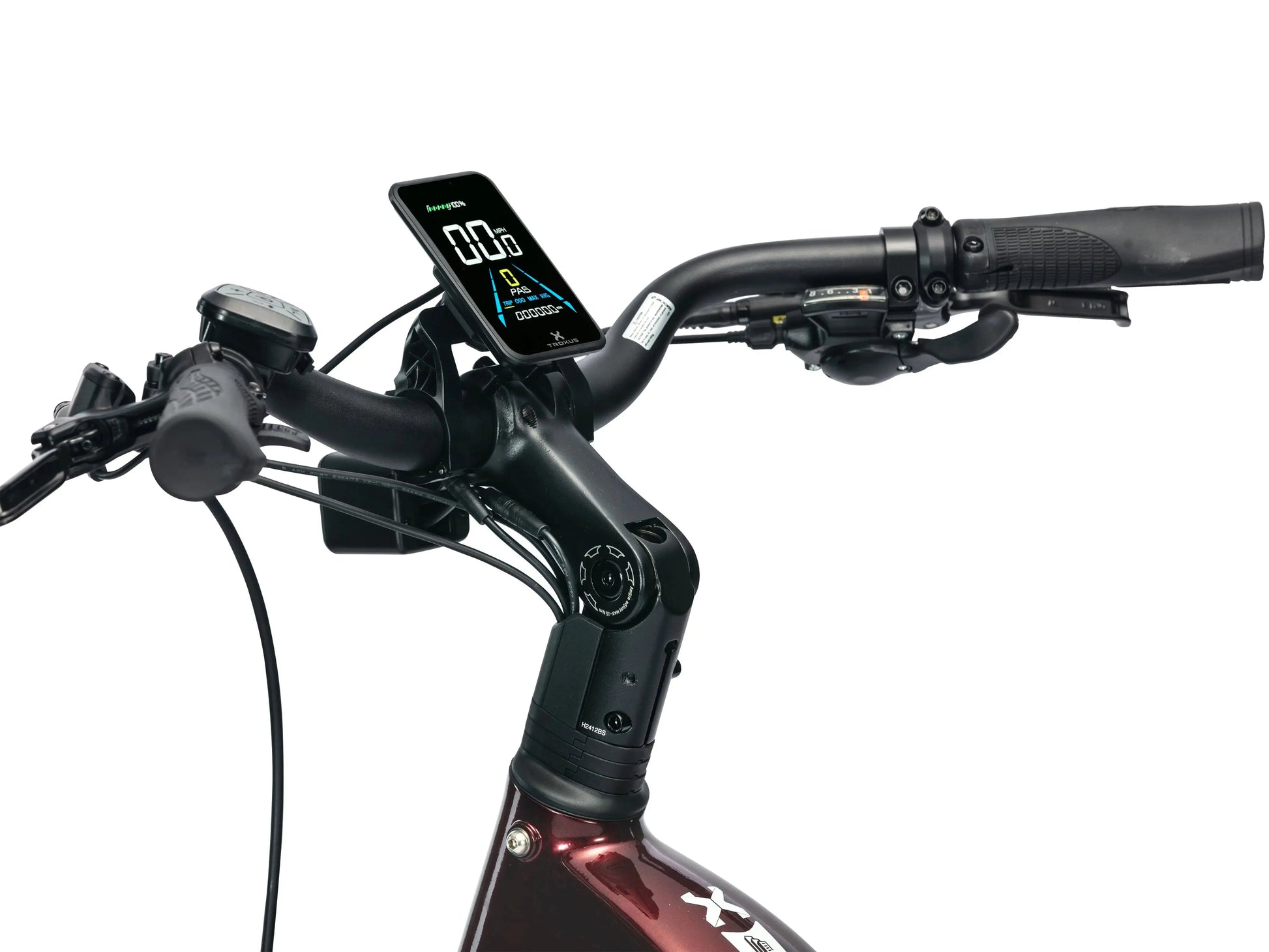 Troxus Trax Plus Commuter 27.5" 500W/15 (M) - Metallic Red E-Bike Troxus